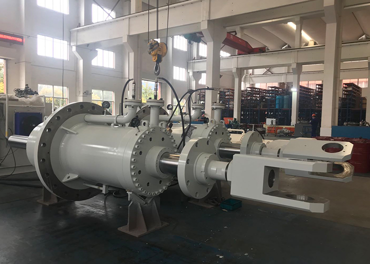大藤峽電站水輪機接力器，單機容量20萬千瓦