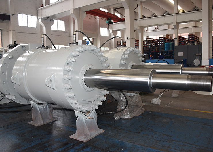 白鶴灘電站水輪機接力器，單機容量100萬千瓦